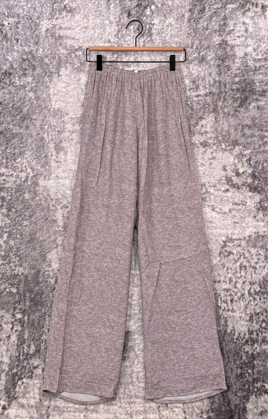 Lapointe Pants XS Womens Gray High Rise Wide Straight Leg Pull On